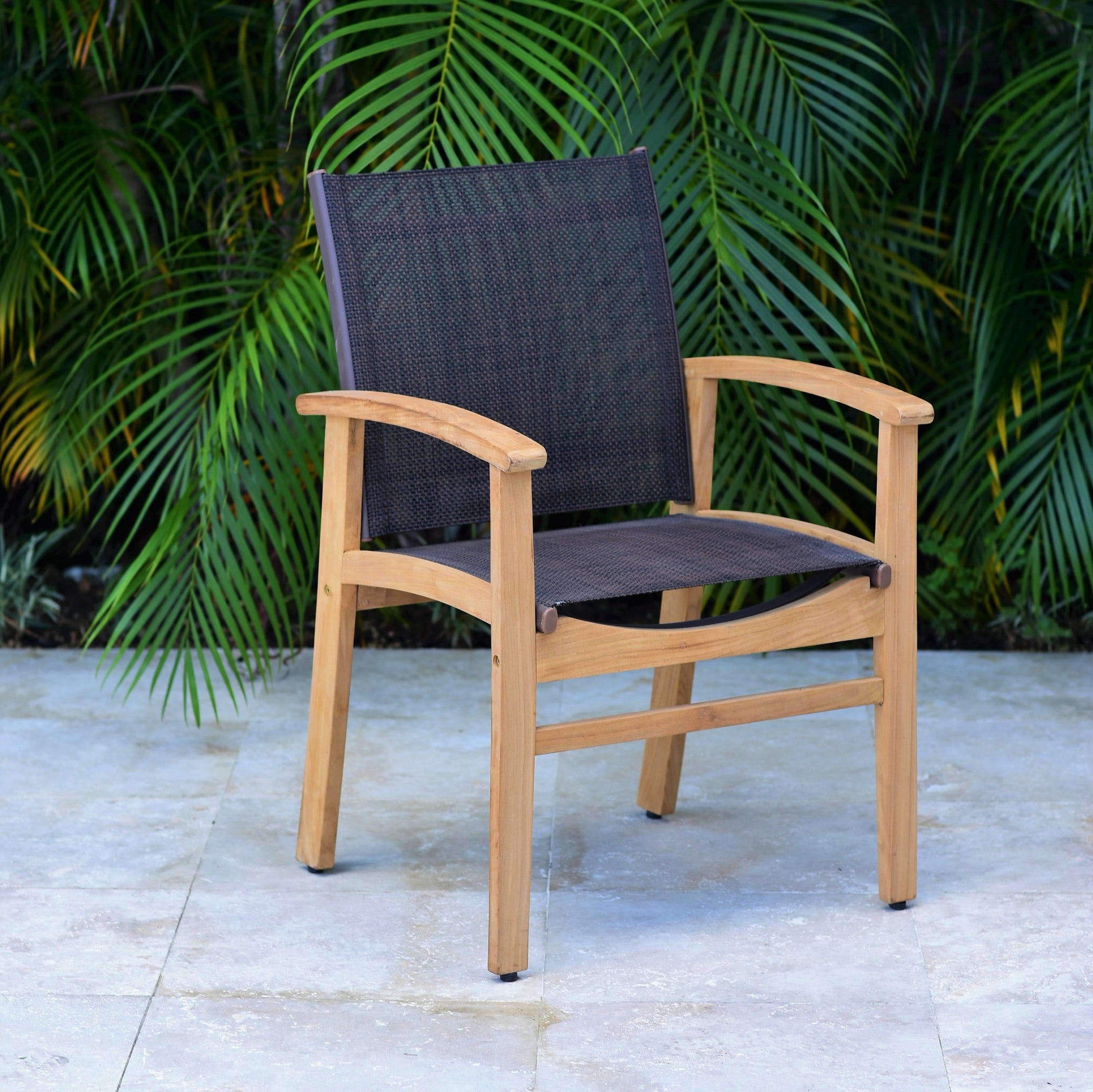 Fortuna Black Outdoor Dining Chair