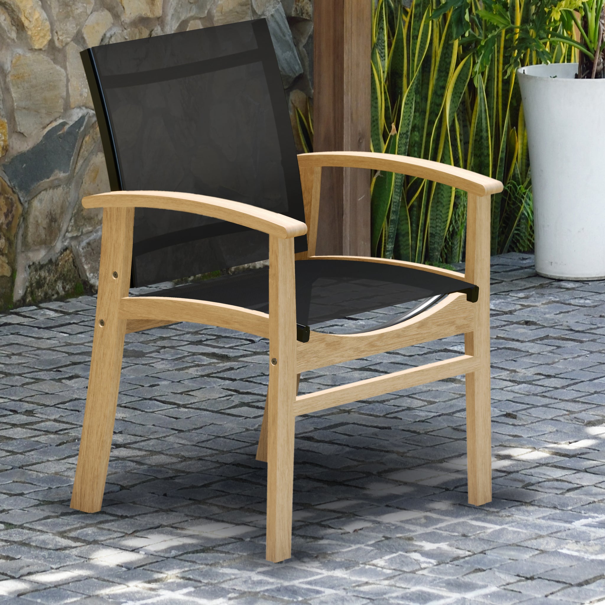 Fortuna Brown Outdoor Dining Chair