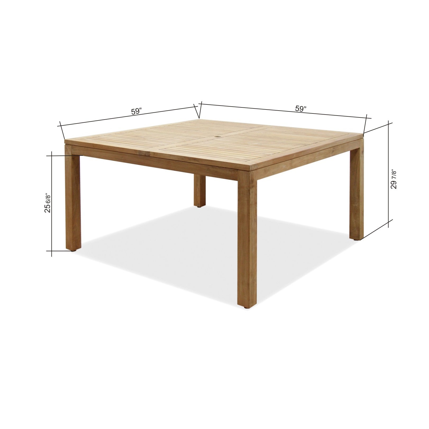 Rinjani Square Outdoor Dining Table